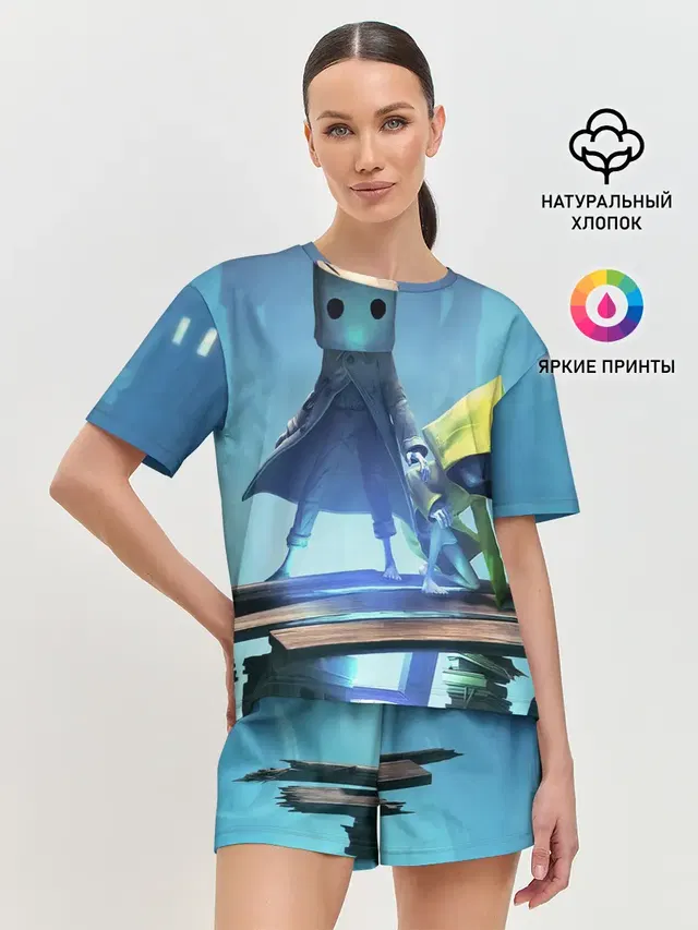 Женская пижама с шортами