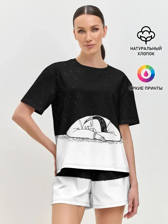 Женская пижама с шортами