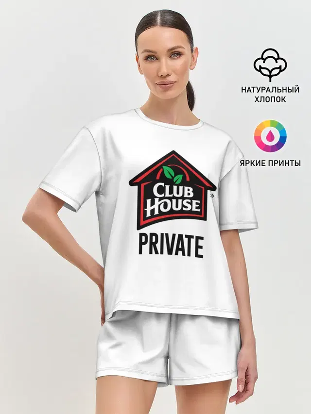 Женская пижама с шортами