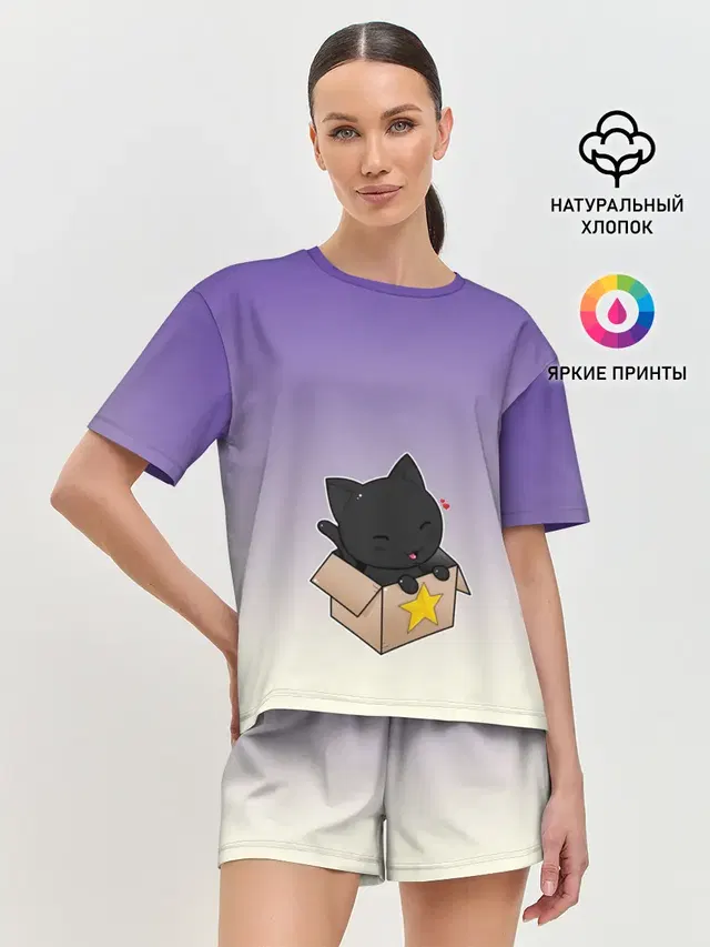 Женская пижама с шортами