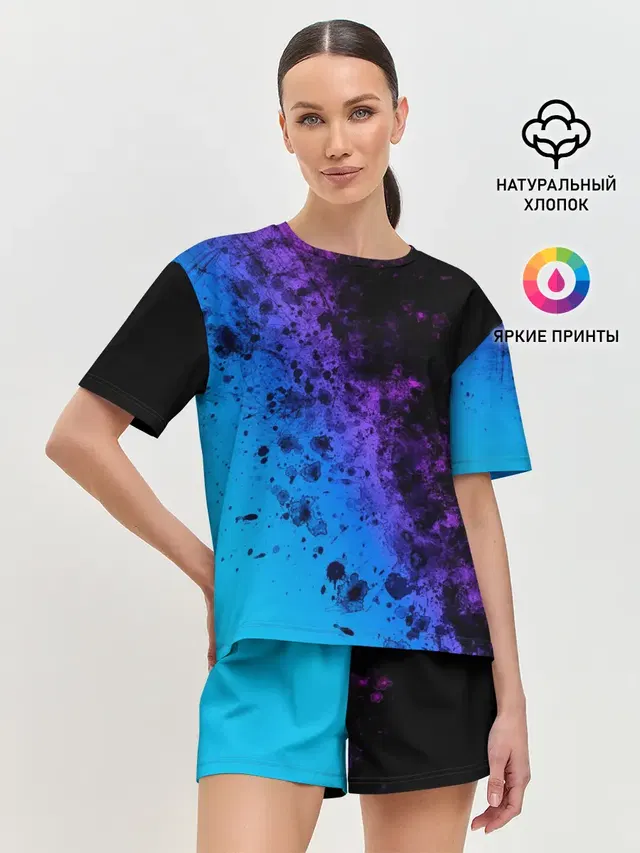 Женская пижама с шортами