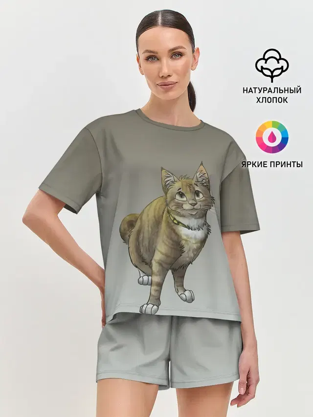 Женская пижама с шортами