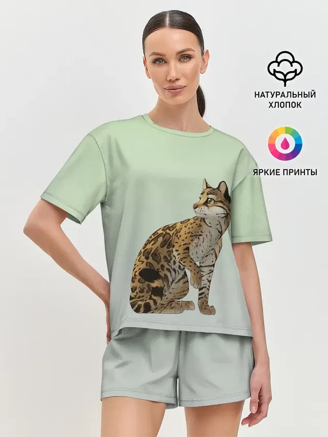 Женская пижама с шортами