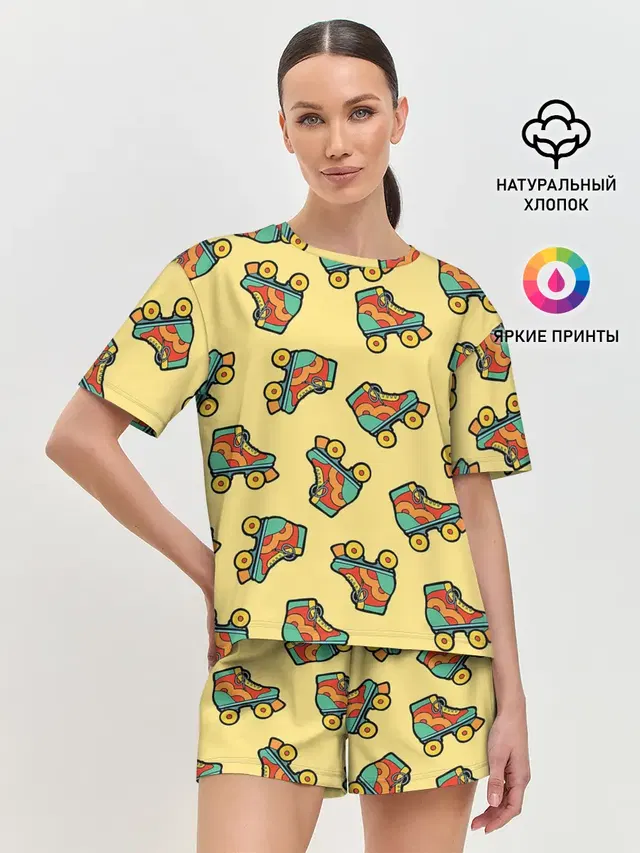 Женская пижама с шортами