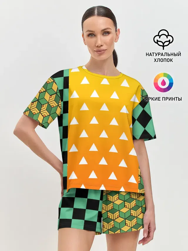Женская пижама с шортами