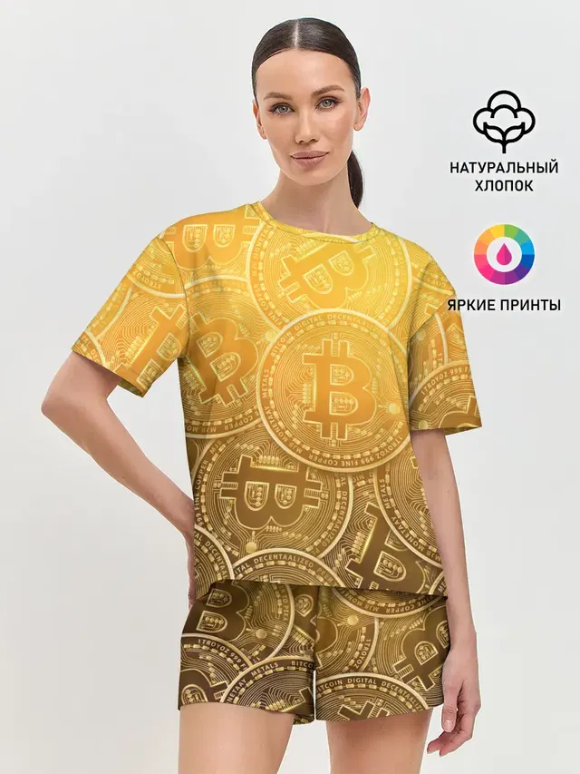 Женская пижама с шортами