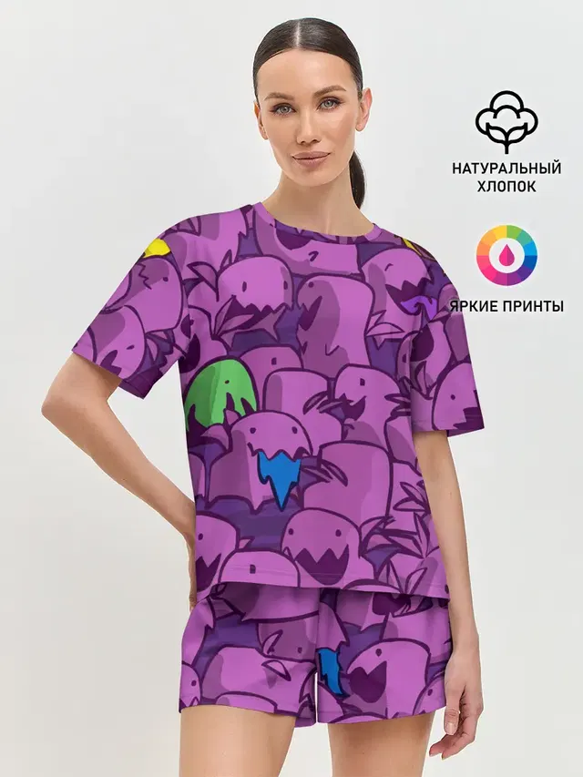 Женская пижама с шортами