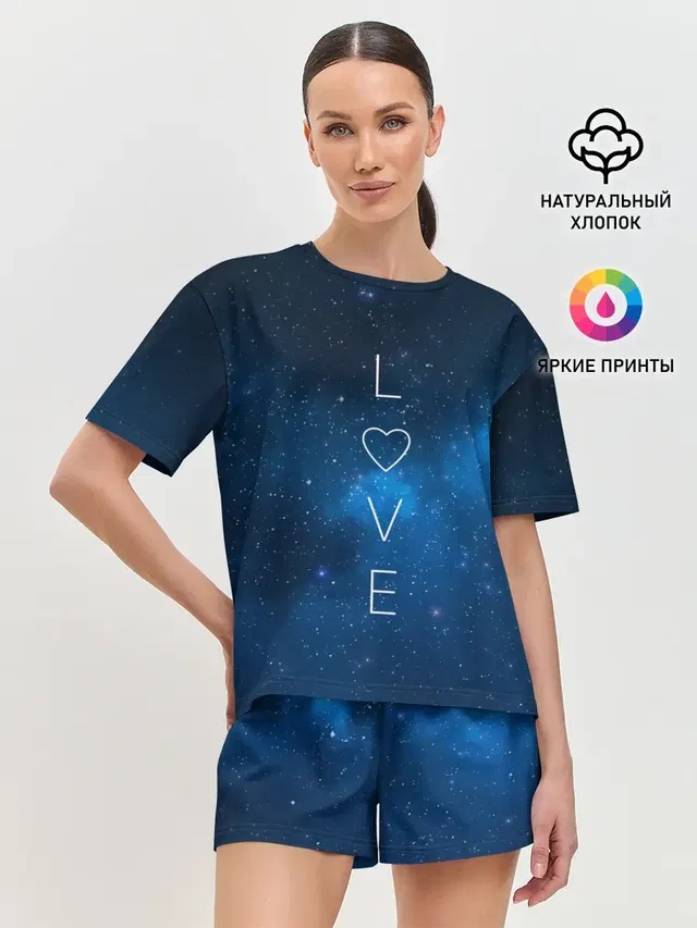 Женская пижама с шортами