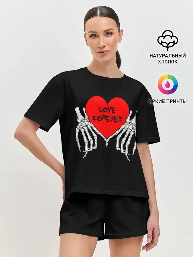 Женская пижама с шортами