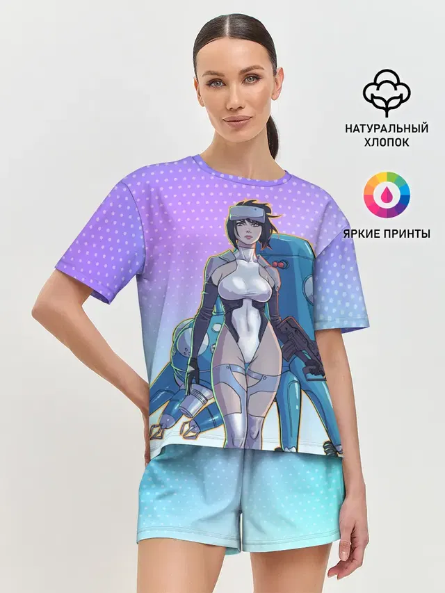 Женская пижама с шортами