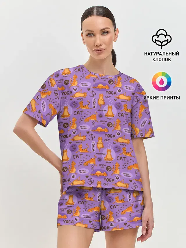 Женская пижама с шортами