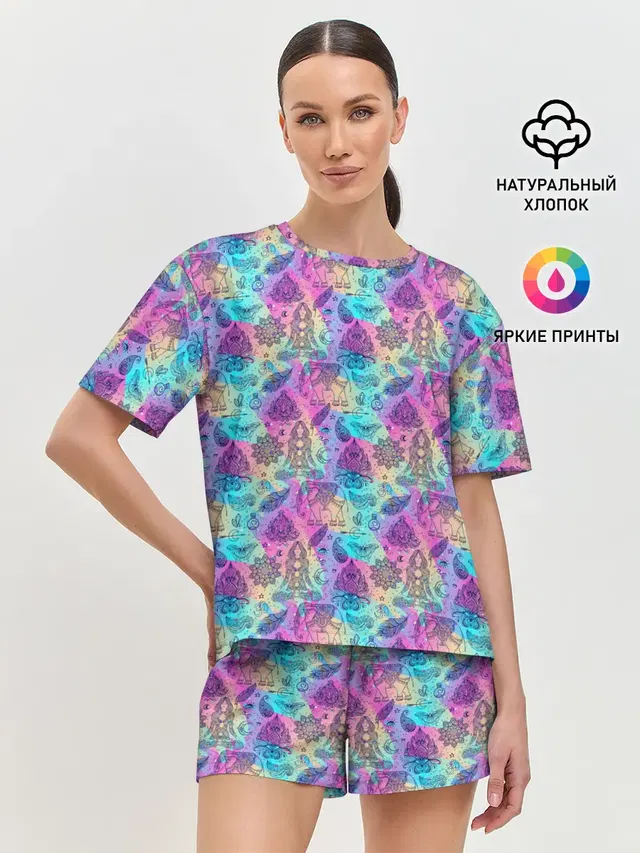 Женская пижама с шортами