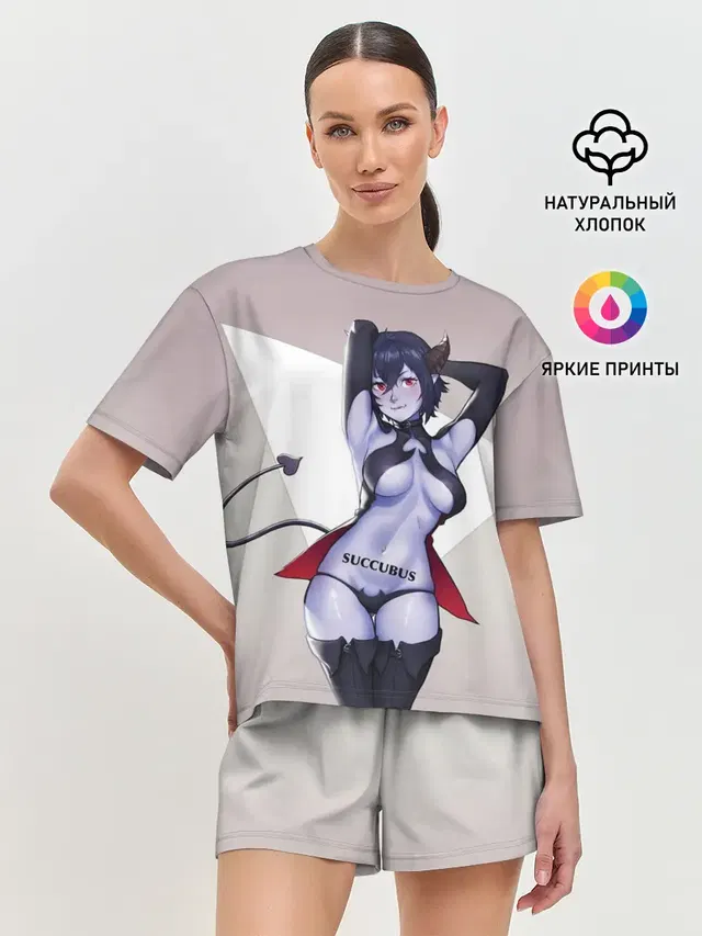 Женская пижама с шортами