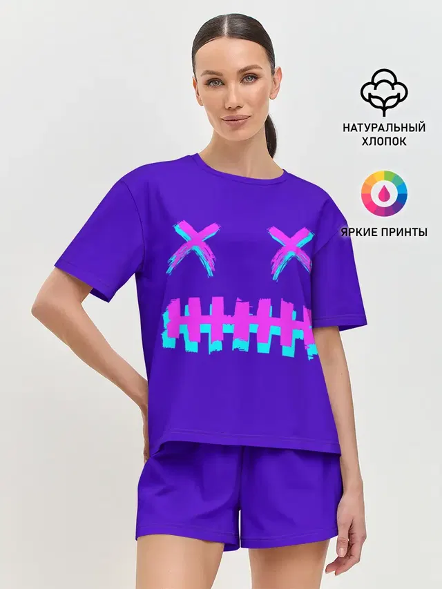 Женская пижама с шортами