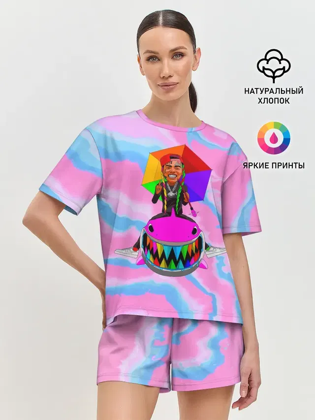 Женская пижама с шортами