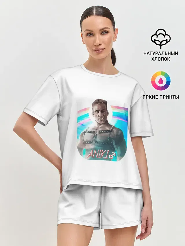 Женская пижама с шортами