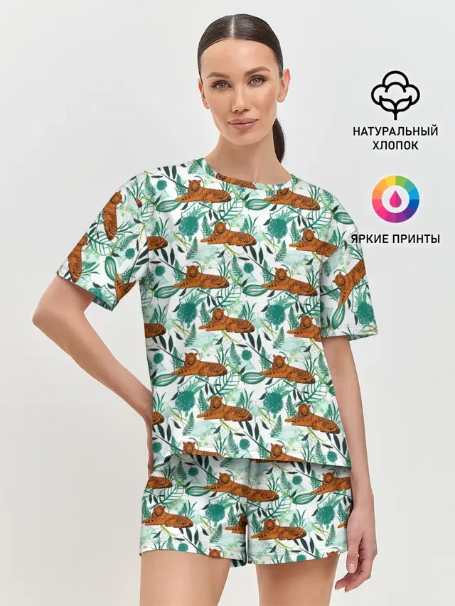 Женская пижама с шортами