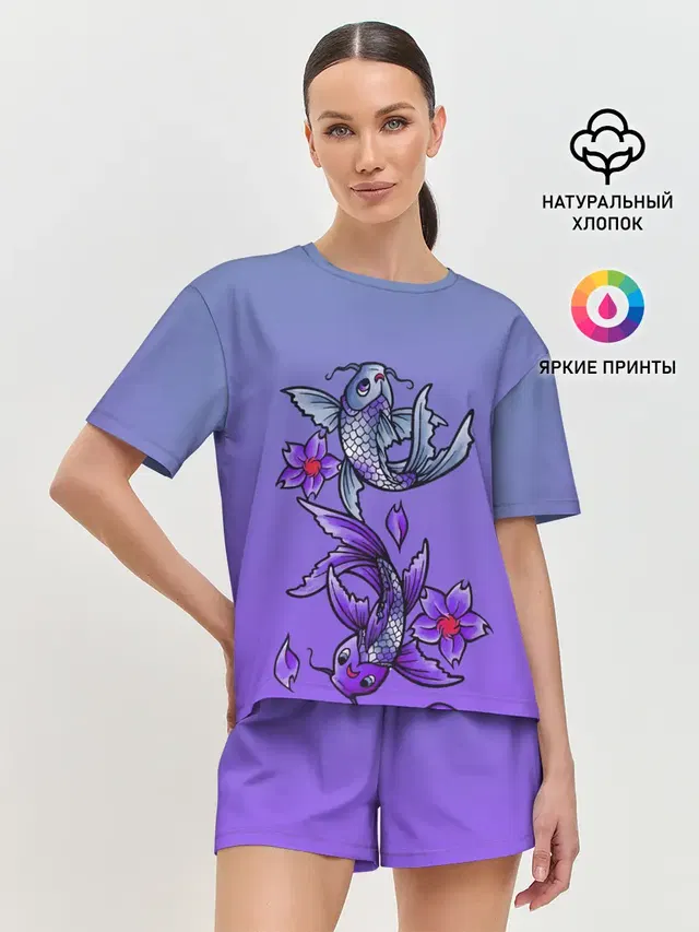 Рыбы и цветы