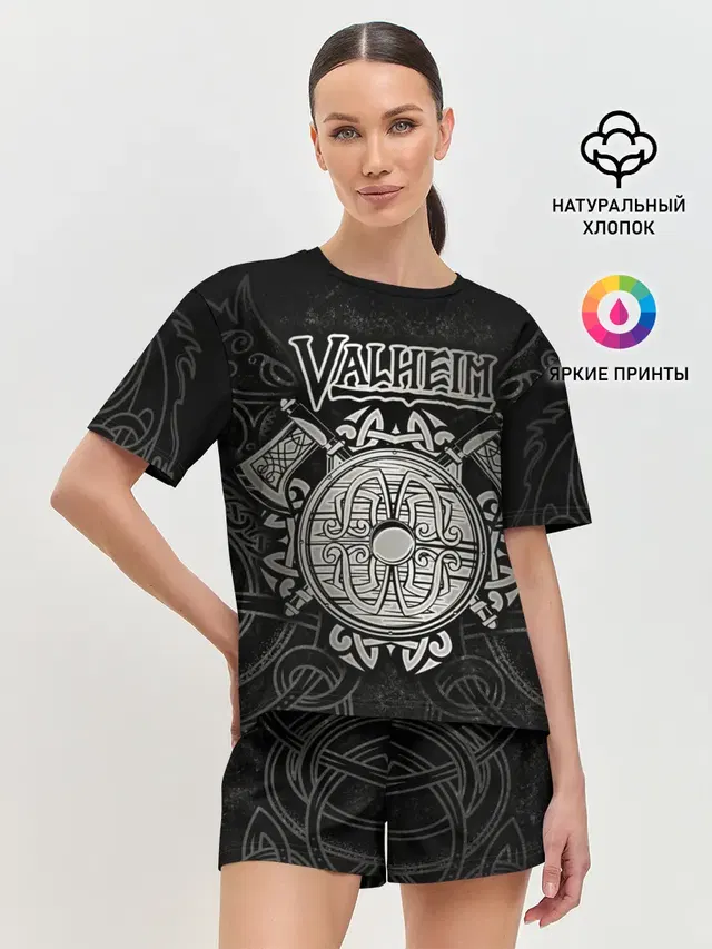 Женская пижама с шортами