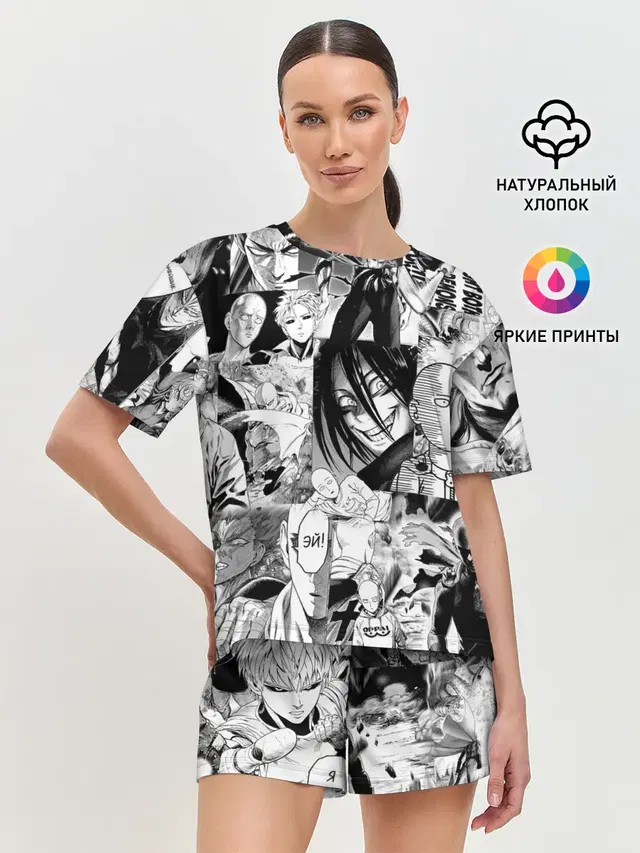 Женская пижама с шортами