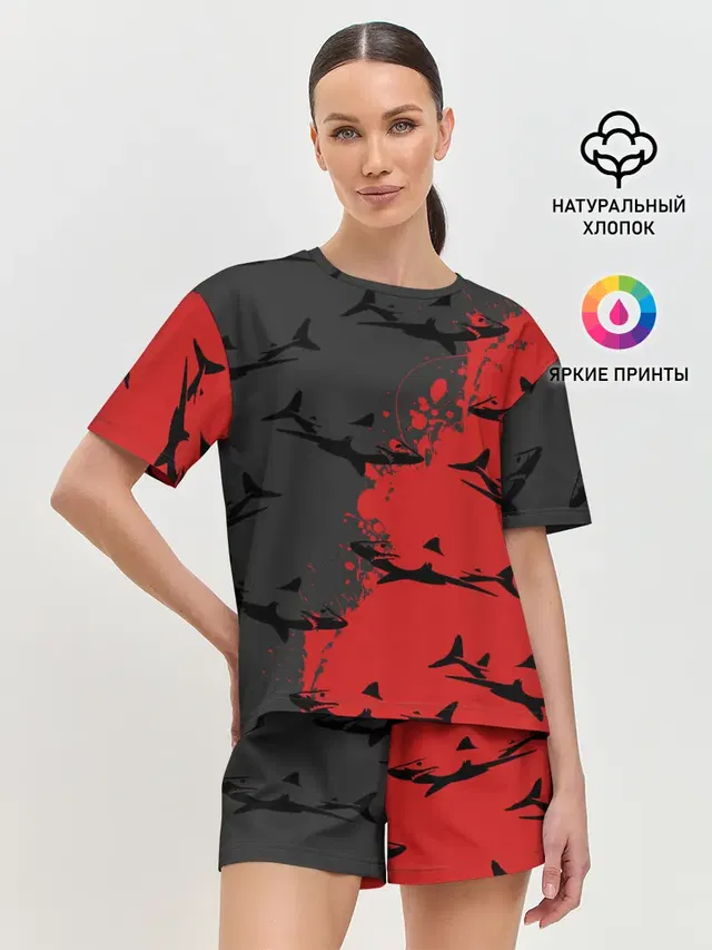 Женская пижама с шортами