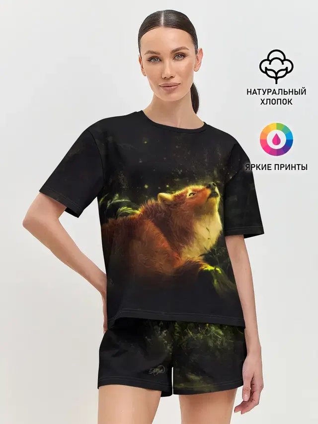 Женская пижама с шортами