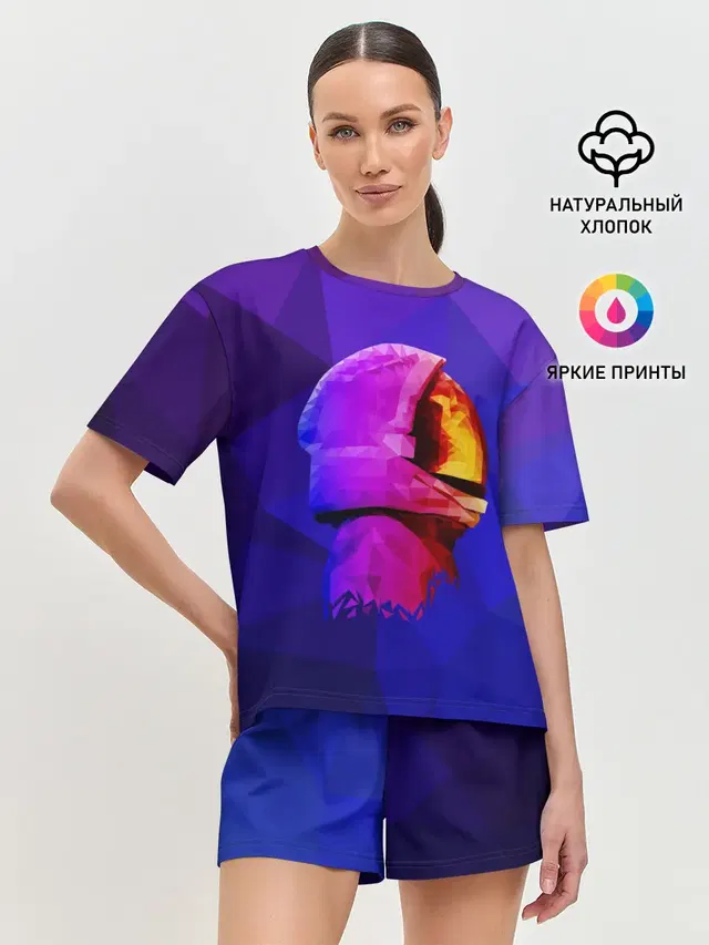 Женская пижама с шортами