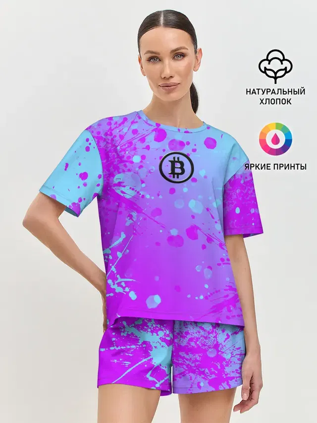 Женская пижама с шортами