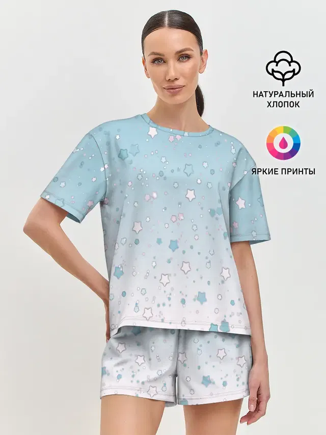 Женская пижама с шортами