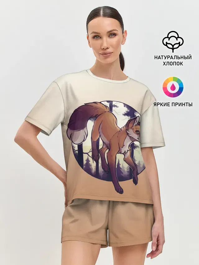 Женская пижама с шортами