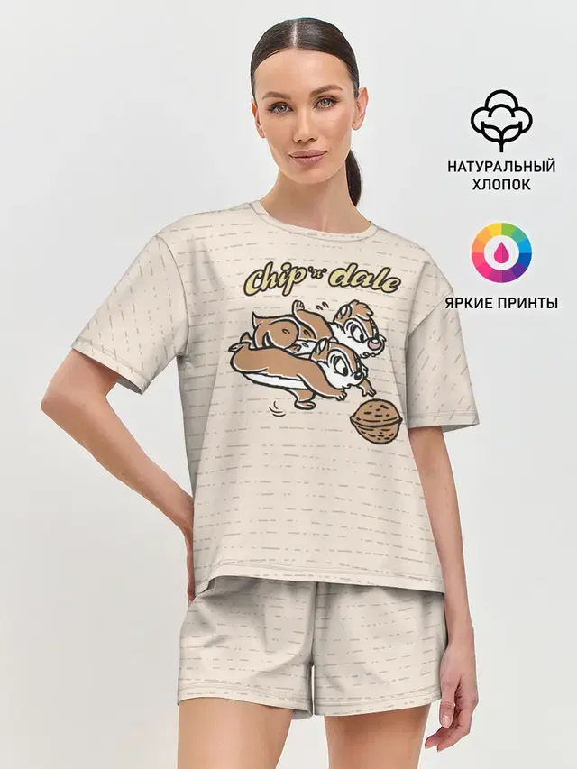 Женская пижама с шортами