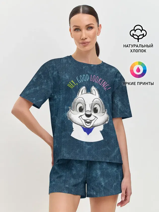 Женская пижама с шортами