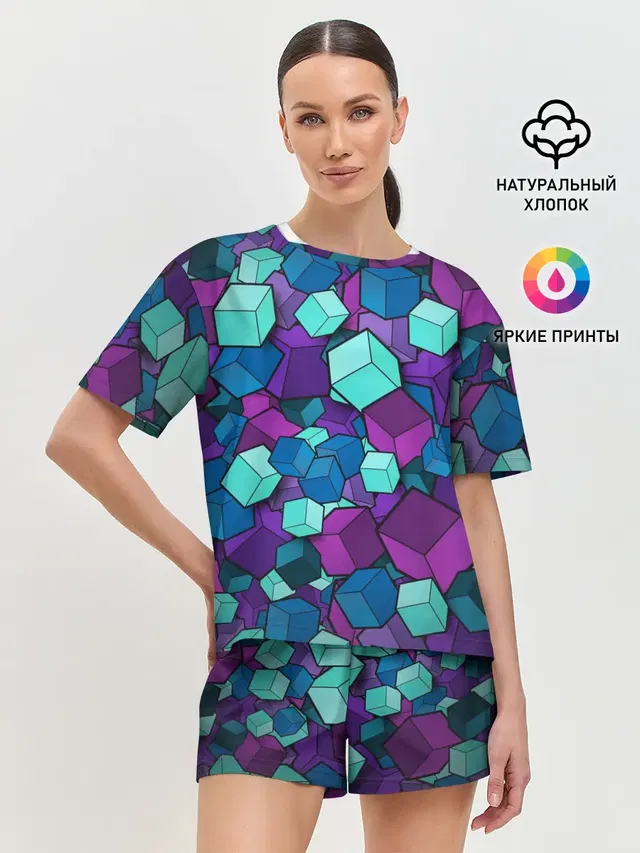 Женская пижама с шортами