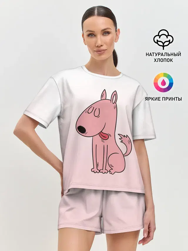 Женская пижама с шортами