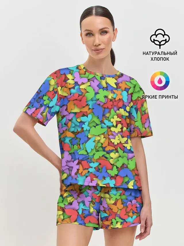Женская пижама с шортами