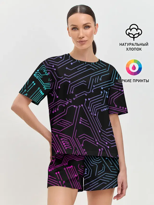 Женская пижама с шортами