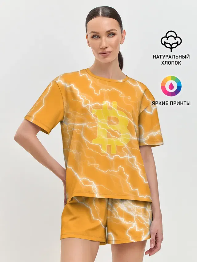 Женская пижама с шортами