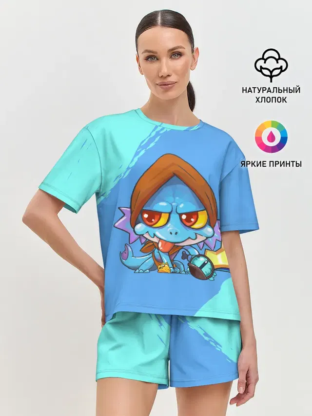 Женская пижама с шортами