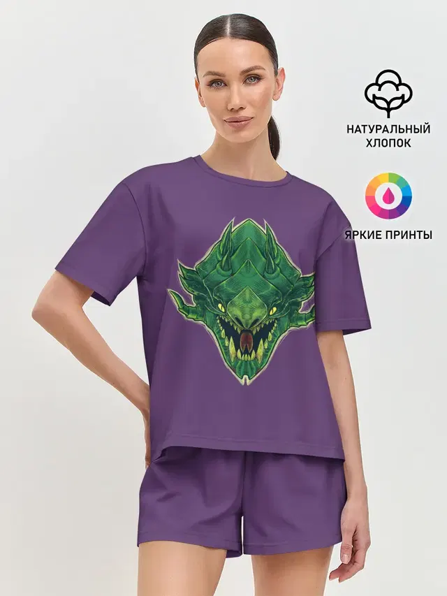 Женская пижама с шортами