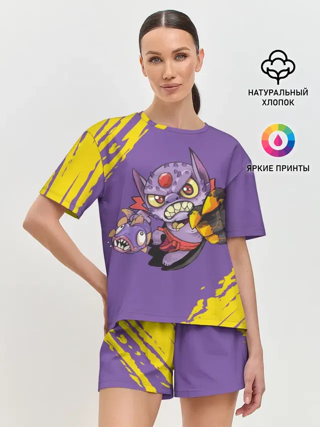 Женская пижама с шортами