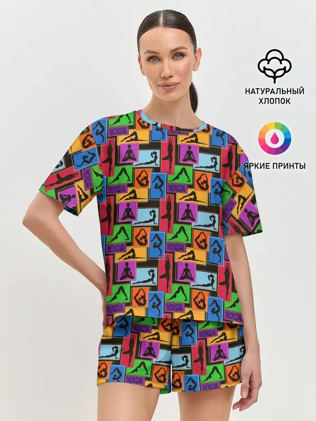 Женская пижама с шортами