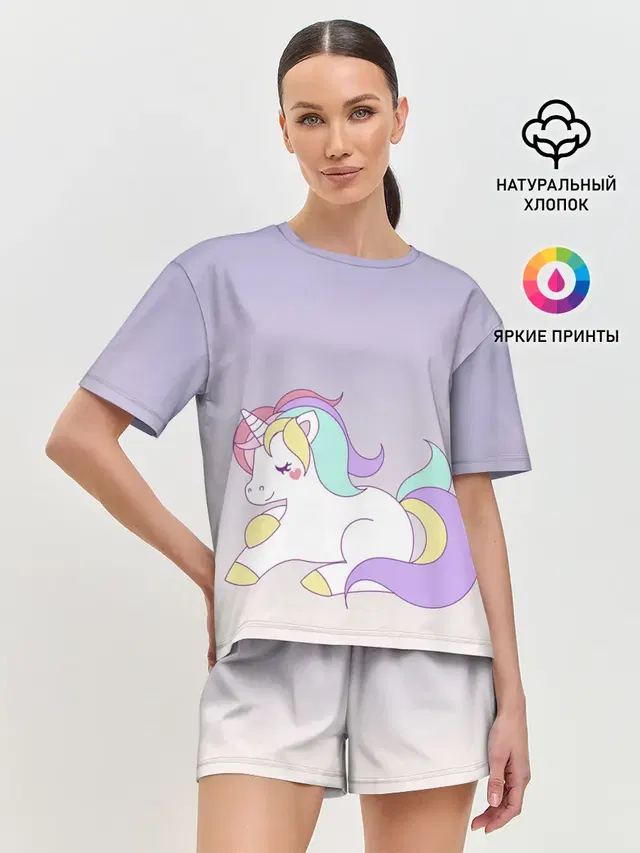 Женская пижама с шортами