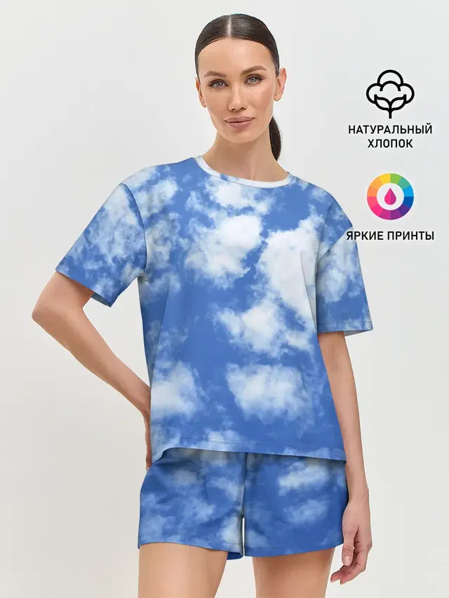 Женская пижама с шортами