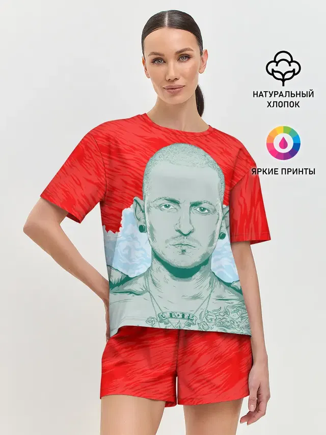 Женская пижама с шортами