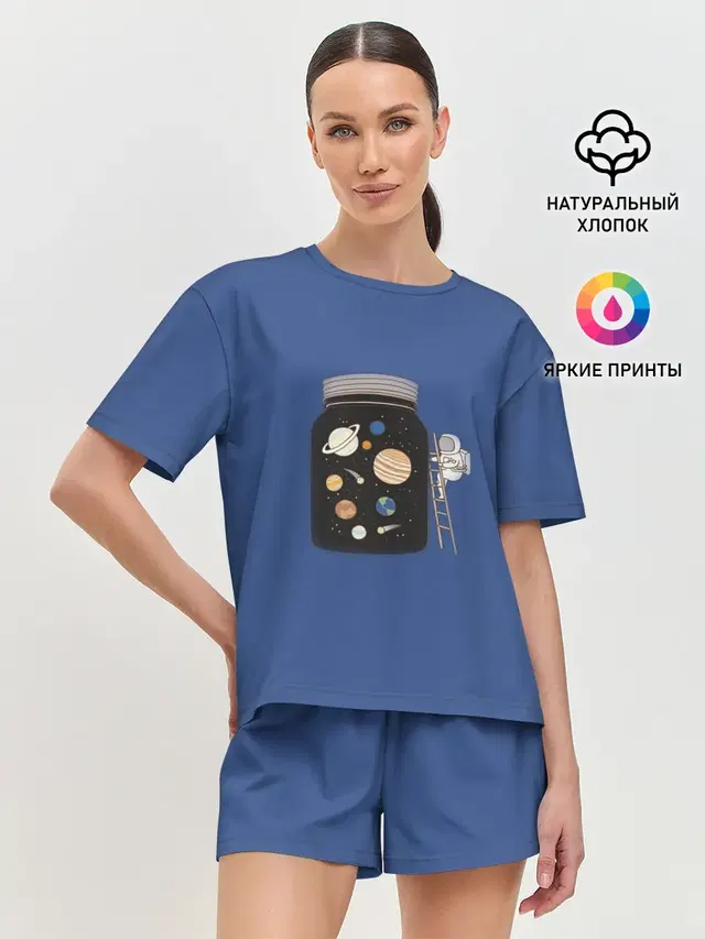 Женская пижама с шортами