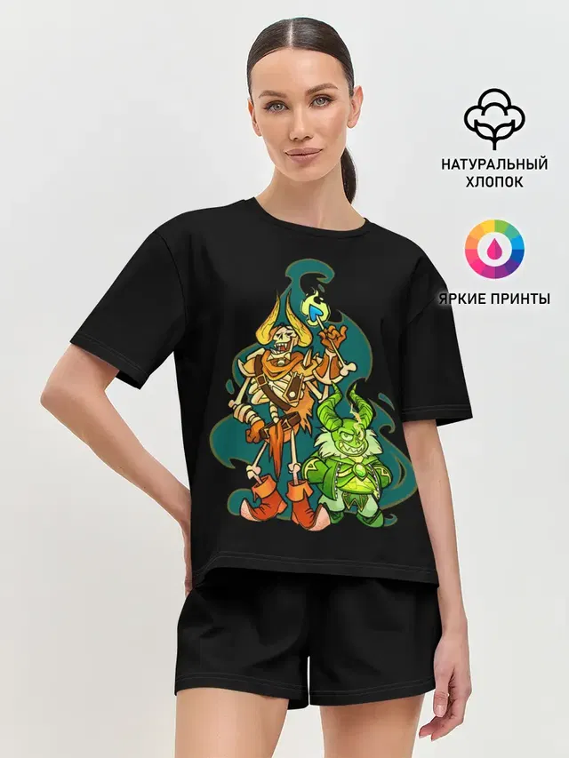 Женская пижама с шортами
