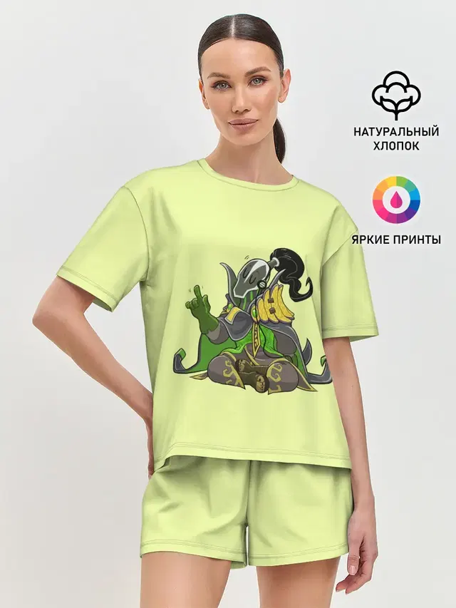 Женская пижама с шортами