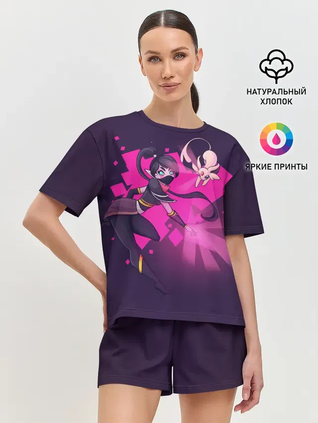 Женская пижама с шортами