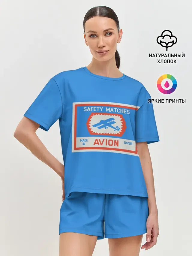 Женская пижама с шортами