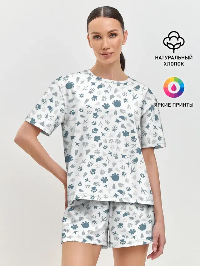 Женская пижама с шортами